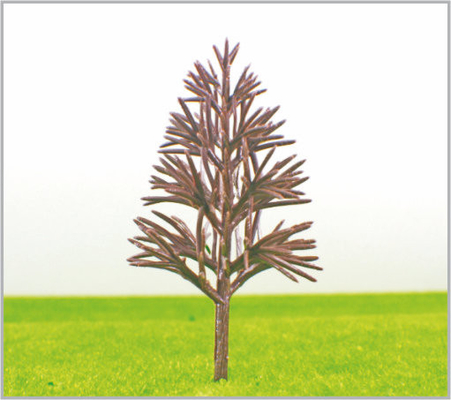 China B11040 OEM Miniatur Modell Bäume gelb grün Kunststoff Pyramide Stamm 11 cm fournisseur