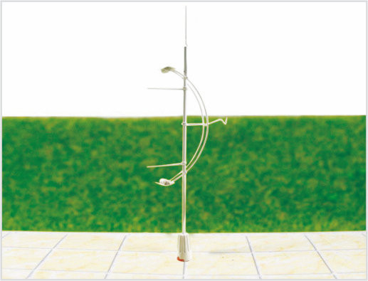 China T36 HO 6V leuchtende Straße 3D Modell Laternenpfahl für Zug Layout leuchtende Qualität Light 14 cm fournisseur