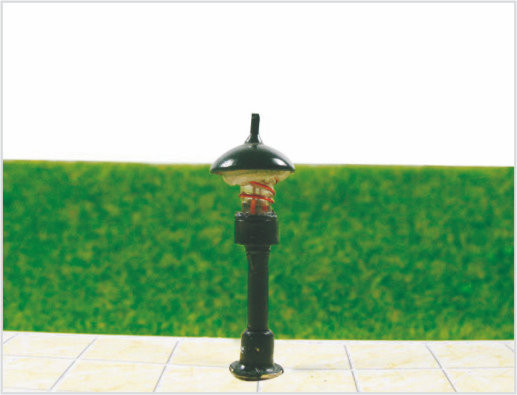 China T37 6V Billboard Street Kunststoff Miniature Scale Modell Laternenpfahl für Zug Layout 3.5 cm fournisseur