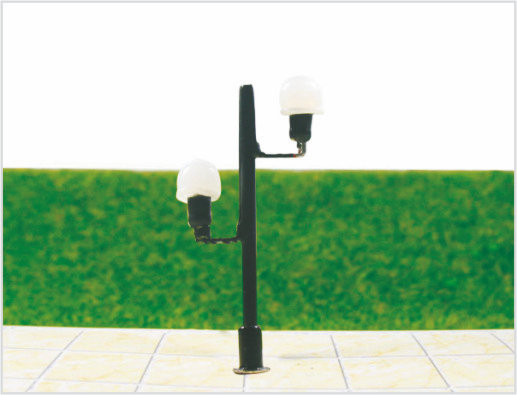 China T42 O Messgerätskala Zug Layoutdesign Light Street Miniatur Modell Lampe Stellen 5 cm fournisseur