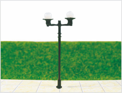 China B238 Custom 6V leuchtende Street Skala Modell Laternenpfahl 6,5 cm für HO Zug Layout fournisseur