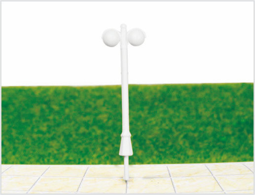 China ML500 Custom 6V Single Spitzen Garden Lights Kunststoff Modell Laterne für Eisenbahn-Layouts fournisseur