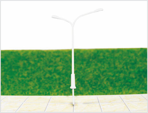 China M1736 Custom 6V-Kopf Street Lights Kunststoff Modell Laterne für Eisenbahn-Layouts fournisseur
