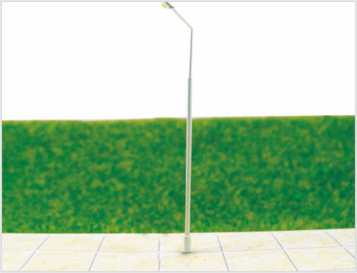 China T89 6V Billboard Street Kunststoff Miniature Scale Modell Laternenpfahl für Zug Layout 10,5 cm fournisseur