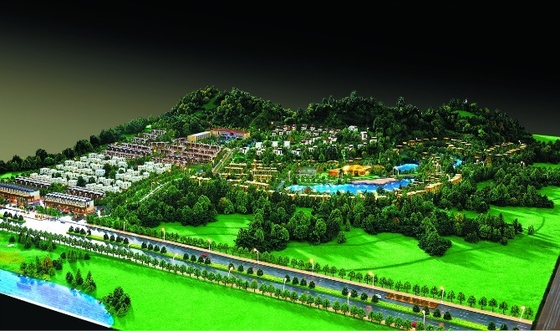 China Modell Hotel 3D Skulptur-3D, Miniarchitekturmodellbau fournisseur