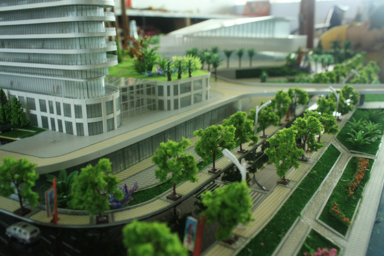 China Kundenspezifische vorbildliche Zug-Pläne/architektonische vorbildliche Hotel-Gebäude fournisseur