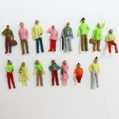 China 75 Gemalt Architekturmaßstab leute modellieren 3D Zahlen 2,5 cm fournisseur