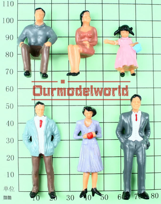 Architekturmodellbau-Leute im Freien 5.5cm DIY Wohn fournisseur