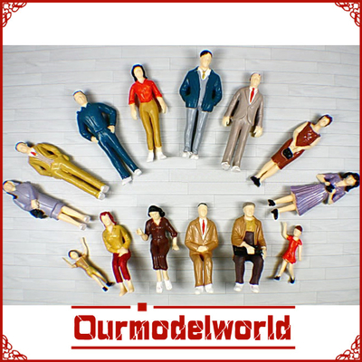7.0cm Miniaturinnenvölker-weibliches Modell stellt kundenspezifische Verpackung Soem-ODM dar fournisseur