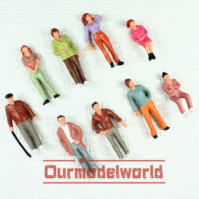 4.8CM Architekturmodellbau-Leute-dunkelgrüne weiße ABS/Acryl fournisseur