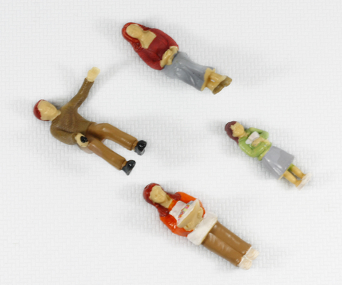 FP25-4 innen 1:25 architektonische Skala Modell Menschen bemalten Figuren 7 cm fournisseur