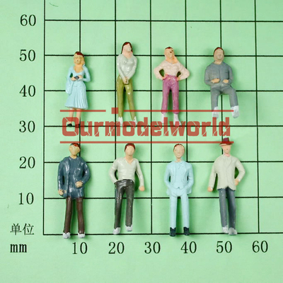 4.3cm Architekturstellt Modellbau-Leute-Architekturskala ABS Plastik dar fournisseur
