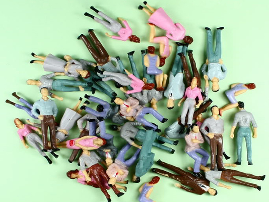 Rote/Grün-Modell-Zug-Leute modellieren CER der menschlichen Figuren/RoHS/ISO9001 fournisseur