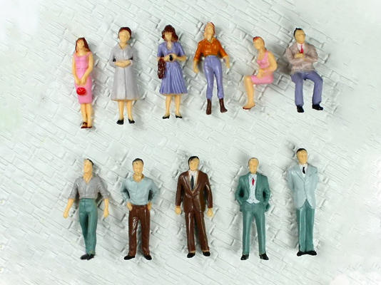 Rote/Grün-Modell-Zug-Leute modellieren CER der menschlichen Figuren/RoHS/ISO9001 fournisseur
