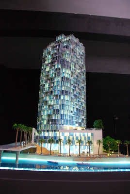 Miniatur- Architektur-Modelshobbies bildet Modelle, Handelsgebäude-Plan-Modell aus fournisseur