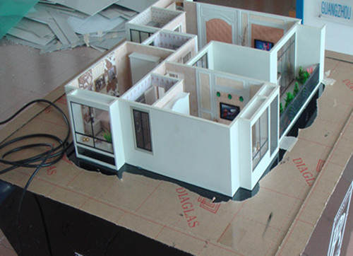 Schöner architektonischer vorbildlicher Innenhersteller mit Tabellen-Stand für Haus-Plan fournisseur