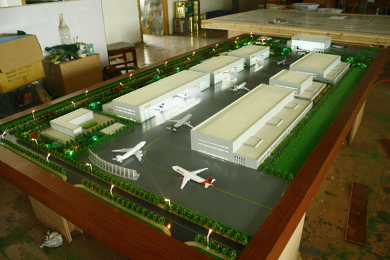Kundengebundene architektonische vorbildliche Miniatur des Hersteller-3D für Flughafen-Plan fournisseur