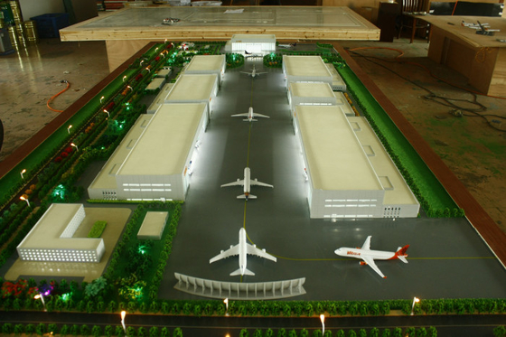 Kundengebundene architektonische vorbildliche Miniatur des Hersteller-3D für Flughafen-Plan fournisseur