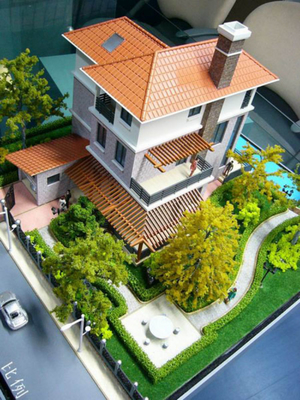 Landhaus-architektonischer vorbildlicher Miniaturhersteller, schöner Modellbau des Erholungsort-3D fournisseur