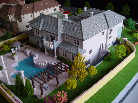 Privater Wohnarchitektonischer vorbildlicher Miniaturhersteller, Garten-Haus-Modellbau-Herstellung fournisseur