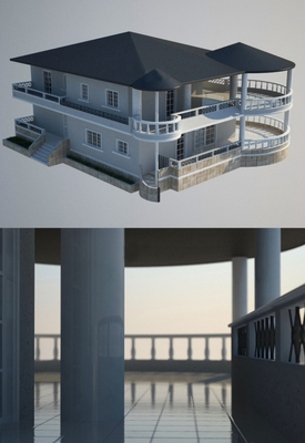 Architektonischer vorbildlicher Miniaturhersteller 3D schön für Wohnungsbau fournisseur