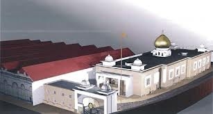 Kundenspezifischer architektonischer vorbildlicher Miniaturhersteller, Gurudwara-Modellbau beleuchtend fournisseur