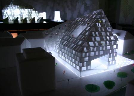 Dauerhafter architektonischer vorbildlicher Miniaturhersteller für modularen Ausstellungs-Bau fournisseur