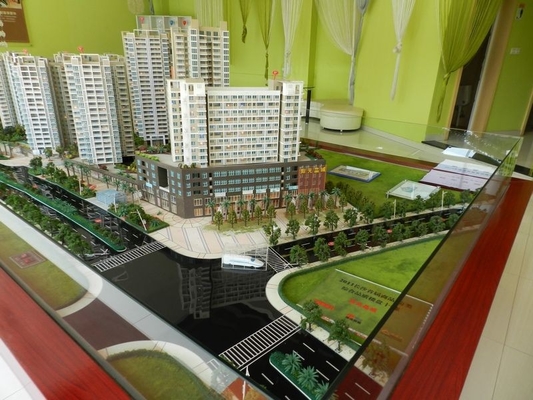 Bahnhofs-architektonischer vorbildlicher Miniaturhersteller, Bau-Plan-Modell fournisseur