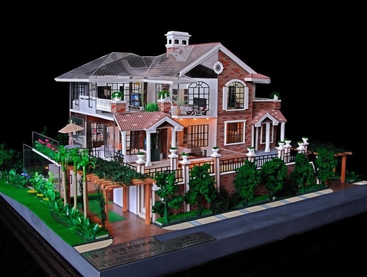 architektonisches vorbildliches Miniaturgebäudemodell des Herstellers 3D/des Landhauses/Wohnhausmodellbauherstellung fournisseur