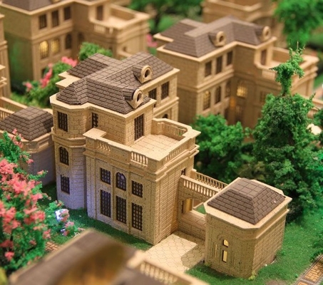 Einfarbiges Gebäude-architektonisches vorbildliches Hersteller-Miniaturlanglebiges Gut mit schönem Modell fournisseur