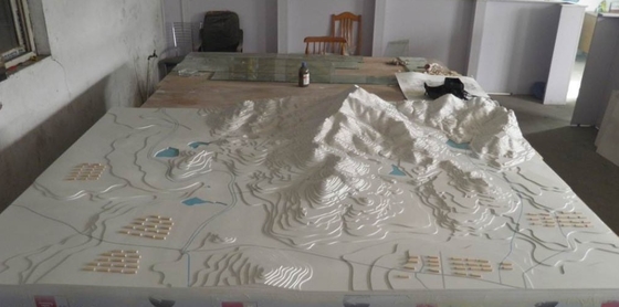 Einfarbiger architektonischer vorbildlicher Miniaturhersteller 3D schön mit ABS Plastik fournisseur