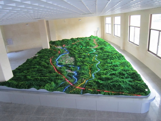 Einfarbiger architektonischer vorbildlicher Miniaturhersteller 3D schön mit ABS Plastik fournisseur