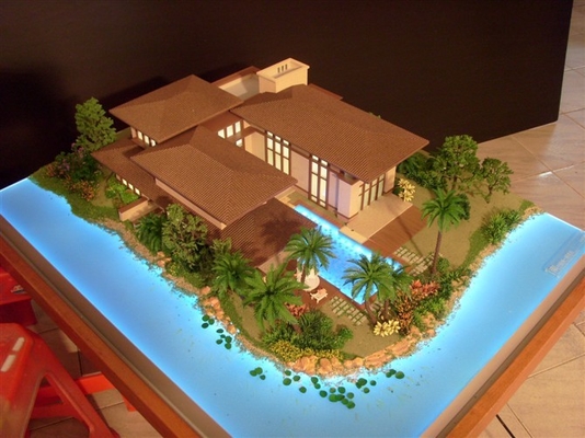 Umweltfreundlicher architektonischer vorbildlicher Hersteller, Strand/Ozean-Erholungsort-Modellbau fournisseur