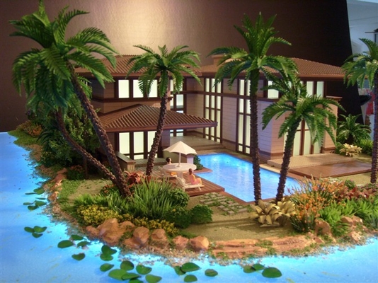 Umweltfreundlicher architektonischer vorbildlicher Hersteller, Strand/Ozean-Erholungsort-Modellbau fournisseur