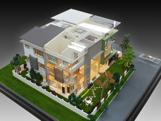 Architektonischer vorbildlicher Innenhersteller, umweltfreundliches Modell 3D fournisseur