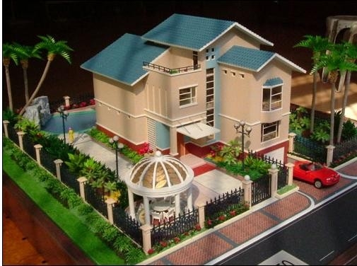 architektonisches vorbildliches Miniaturgebäudemodell des Herstellers 3D/des Landhauses/Wohnhausmodellbauherstellung fournisseur