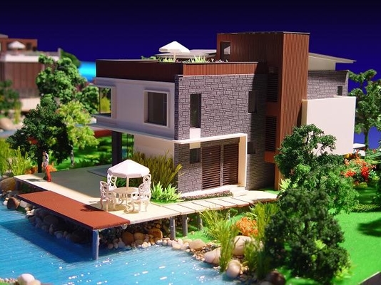 Architekturmodellbauten des Miniaturlandhauses 3D/Wohnhausmodellbauherstellung fournisseur