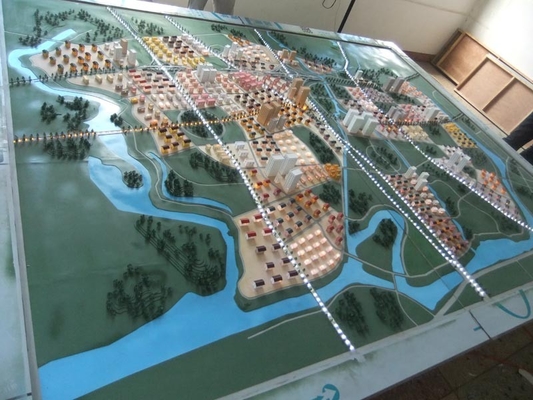 Stadt-Planungs-Plan-architektonischer vorbildlicher Hersteller, Arcylic-Stadt-Plan-Modell fournisseur