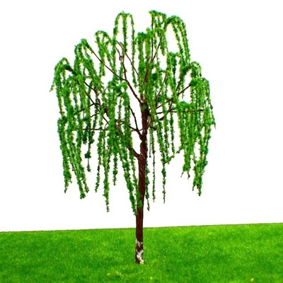 12cm grüne vorbildliche Baum-Miniaturweide für Zug-Eisenbahn-/Garten-Park-Seelandschafts1:75 - Plan 100 fournisseur