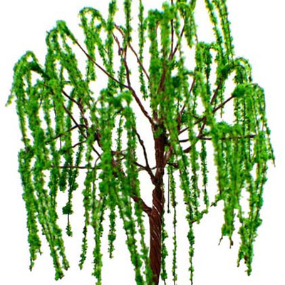 12cm grüne vorbildliche Baum-Miniaturweide für Zug-Eisenbahn-/Garten-Park-Seelandschafts1:75 - Plan 100 fournisseur