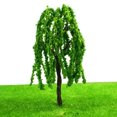 Miniatur1:75 der grüne Weiden-vorbildliches Bäume 9cm - 100 für Garten-Park-Seelandschafts-Plan fournisseur