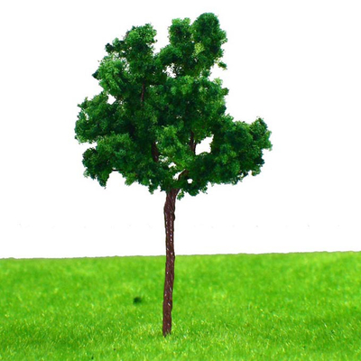 7cm Plastikvorbildliche Miniaturbäume, Landschafts-Landschaftszug-Modell-Bäume stufen 1:100 G7035 ein fournisseur