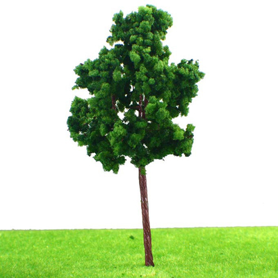 11CM Grün und vorbildliche Miniaturbäume Browns, Skala1:100 Landschafts-Landschaftszug-Modell-Bäume fournisseur