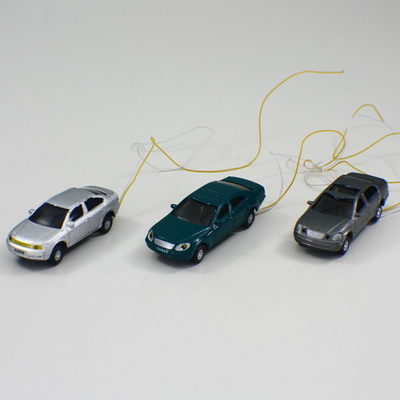 1:75 der Beleuchtung 12V legieren kundenspezifische Modellbau-Autos, Mini sterben Formen für errichtenden Straßenrand-Plan fournisseur