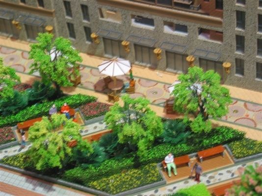 Schöne Modellbau-Landschaft für kundenspezifischen Wohngebäude-Plan fournisseur