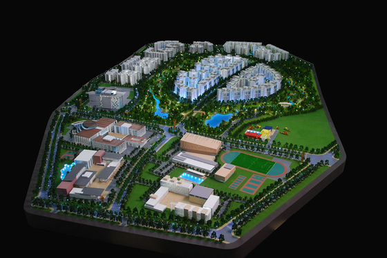 Acrylbeleuchtungs-Modellbau-Landschaft für Stadtentwicklungs-Modell-Plan fournisseur