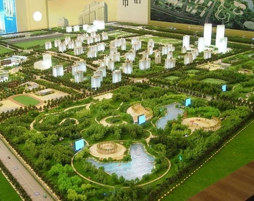 Nette Beleuchtungs-Modellbau-Landschaft für Stadtplanungs-Plan fournisseur
