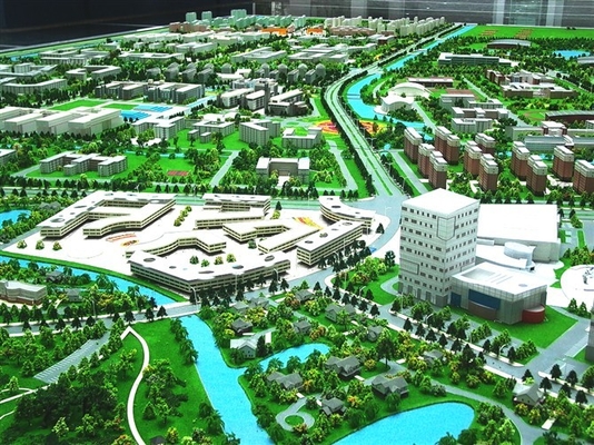Quadratische Modellbau-Landschaft für Land-Hafen-Modell-Plan fournisseur