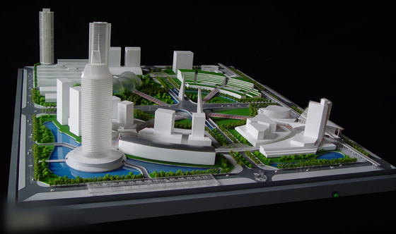 Miniaturmodellbau-Landschaft für Ausstellungs-Gebäude-Modell-Plan fournisseur