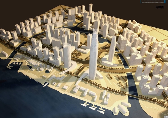 Stärke des architektonischen vorbildlichen Herstellers für Miniaturstadt-Plan-Modell fournisseur
